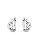 Серьги серебряные CAS3914E | Серьги серебряные CAS3914E купить по цене 3205 руб. в ювелирном магазине ⭐️ «Золотая Подкова»