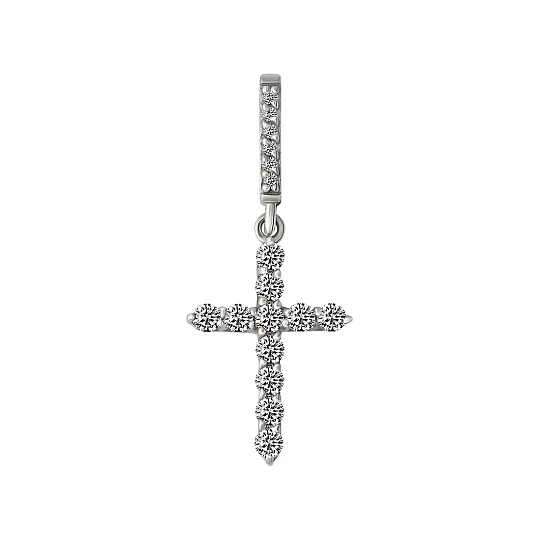 Подвеска из золота с фианитами