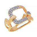 Кольцо золотое 802-02284-10-00-20-00 | Кольцо золотое 802-02284-10-00-20-00 купить по цене 98550 руб. в ювелирном магазине ⭐️ «Золотая Подкова»