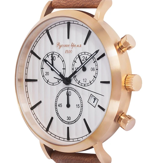 Часы "Русское Время" 75149294кк кварцевые, муж. | Ювелирные изделия Мужские купить по выгодной цене в ювелирном магазине ⭐️ «Золотая Подкова»