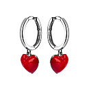 Серьги серебряные E86320225-Rd | Серьги серебряные E86320225-Rd купить по цене 4523 руб. в ювелирном магазине ⭐️ «Золотая Подкова»