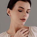 Серьги золотые 26008-100 | Серьги золотые 26008-100 купить по цене 74291 руб. в ювелирном магазине ⭐️ «Золотая Подкова»