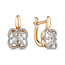 Серьги золотые 25091-100 | Серьги золотые 25091-100 купить по цене 214369 руб. в ювелирном магазине ⭐️ «Золотая Подкова»