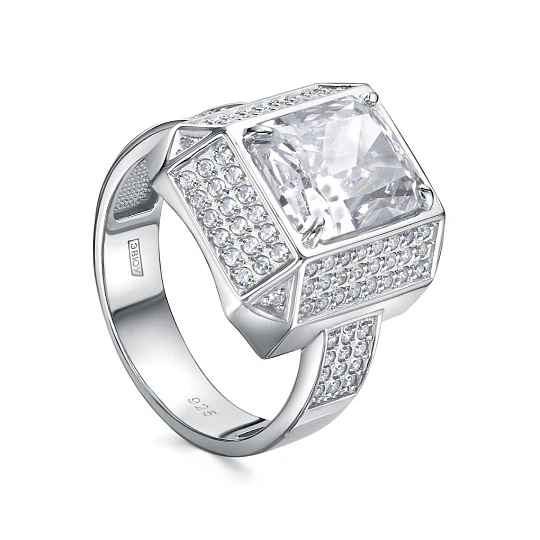 Кольцо серебряное 11-791-21500 | Серебряные кольца купить по выгодной цене в ювелирном магазине ⭐️ «Золотая Подкова»