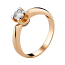 Кольцо золотое 822101-1Бр. | Кольцо золотое 822101-1Бр. купить по цене 188937 руб. в ювелирном магазине ⭐️ «Золотая Подкова»