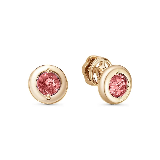 Серьги золотые 9180 | Серьги с рубинами купить по выгодной цене в ювелирном магазине ⭐️ «Золотая Подкова»