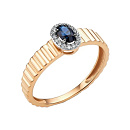 Кольцо золотое 16223-102 | Кольцо золотое 16223-102 купить по цене 49095 руб. в ювелирном магазине ⭐️ «Золотая Подкова»