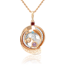 Подвеска золотая 03-3237-00-712-1111-76 №22 14 | Подвеска золотая 03-3237-00-712-1111-76 №22 14 купить по цене 58695 руб. в ювелирном магазине ⭐️ «Золотая Подкова»