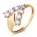 Кольцо золотое 023031-1102 | Кольцо золотое 023031-1102 купить по цене 45675 руб. в ювелирном магазине ⭐️ «Золотая Подкова»