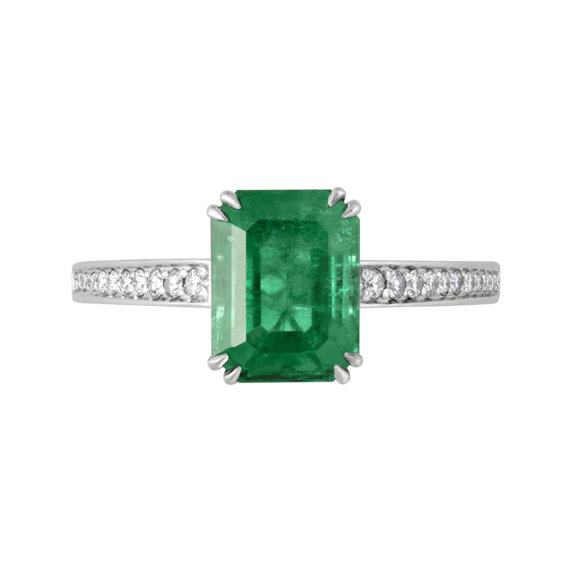 Кольцо золотое 702-00668-91-11-01-10 | Кольца с изумрудами купить по выгодной цене в ювелирном магазине ⭐️ «Золотая Подкова»