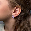 Серьги серебряные 2313035 Улитка | Серьги серебряные 2313035 Улитка купить по цене 3611 руб. в ювелирном магазине ⭐️ «Золотая Подкова»