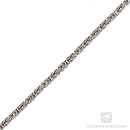 Цепь серебряная 3204R080L50 | Цепь серебряная 3204R080L50 купить по цене 33046 руб. в ювелирном магазине ⭐️ «Золотая Подкова»