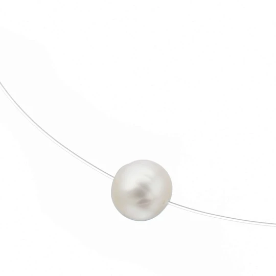 Колье серебряное Sh002-KW7-Rd | Ювелирные изделия С жемчугом купить по выгодной цене в ювелирном магазине ⭐️ «Золотая Подкова»