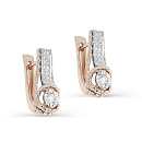 Серьги золотые 12-01368-1000 | Серьги золотые 12-01368-1000 купить по цене 128415 руб. в ювелирном магазине ⭐️ «Золотая Подкова»