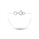 Колье серебряное с1.00 | Колье серебряное с1.00 купить по цене 910 руб. в ювелирном магазине ⭐️ «Золотая Подкова»