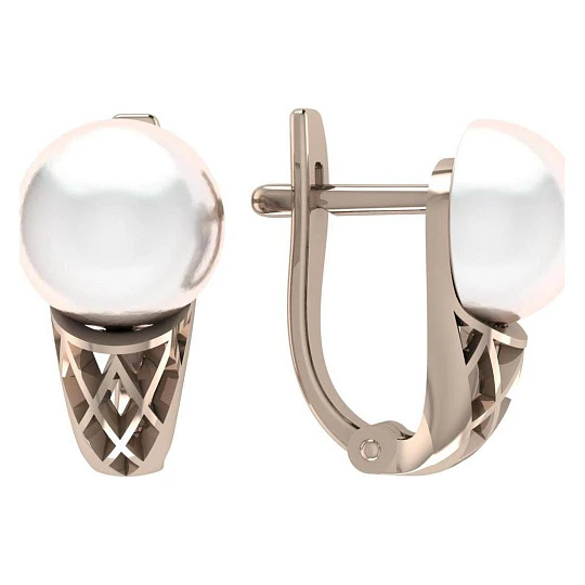 Серьги золотые 1027142-11250 | Ювелирные изделия в сети Золотая Подкова