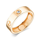 Кольцо золотое 15775-100 | Кольцо золотое 15775-100 купить по цене 92381 руб. в ювелирном магазине ⭐️ «Золотая Подкова»