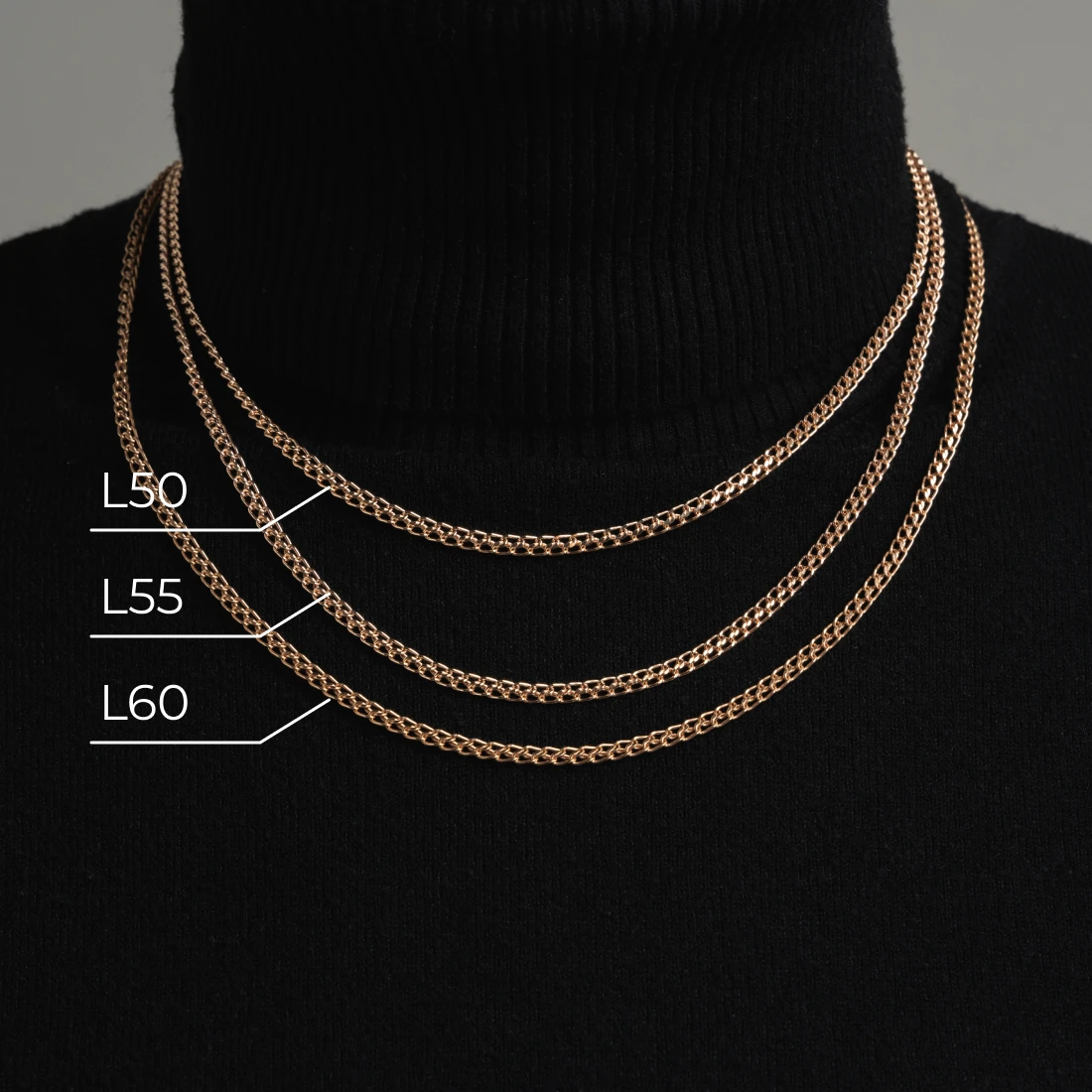 Цепь золотая ЦКЛ30614040 | Золотые цепи купить по выгодной цене в ювелирном магазине ⭐️ «Золотая Подкова»