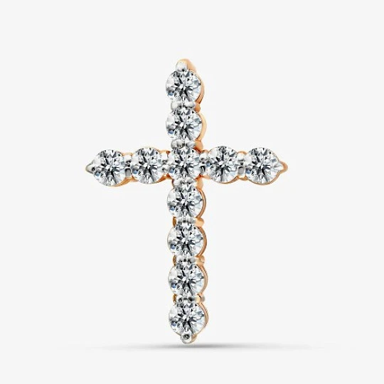 Подвеска золотая 905-00323-10-00-20-00 | Подвески и кулоны и кресты фантазийные купить по выгодной цене в ювелирном магазине ⭐️ «Золотая Подкова»