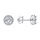 Серьги серебряные 94024436 | Серьги серебряные 94024436 купить по цене 3102 руб. в ювелирном магазине ⭐️ «Золотая Подкова»