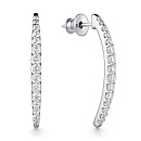 Серьги серебряные 02-2840/00КЦ-00