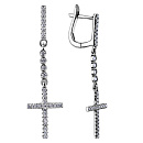 Серьги золотые ME-0103E WG | Серьги золотые ME-0103E WG купить по цене 151301 руб. в ювелирном магазине ⭐️ «Золотая Подкова»