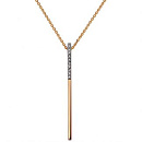 Колье золотое 872041Л Брусок | Колье золотое 872041Л Брусок купить по цене 57596 руб. в ювелирном магазине ⭐️ «Золотая Подкова»