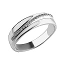 Кольцо серебряное CAS5393R | Кольцо серебряное CAS5393R купить по цене 1184 руб. в ювелирном магазине ⭐️ «Золотая Подкова»