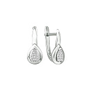 Серьги золотые С33120036 | Серьги золотые С33120036 купить по цене 73845 руб. в ювелирном магазине ⭐️ «Золотая Подкова»