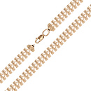 Браслет золотой 7026 | Браслет золотой 7026 купить по цене 126930 руб. в ювелирном магазине ⭐️ «Золотая Подкова»