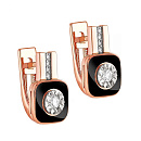 Серьги золотые 12-0804-1002 | Серьги золотые 12-0804-1002 купить по цене 122820 руб. в ювелирном магазине ⭐️ «Золотая Подкова»