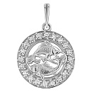 Подвеска серебряная 8402с рыбы | #default_image_alt#