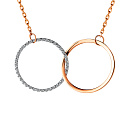 Колье золотое 015008-1102 | Колье золотое 015008-1102 купить по цене 56640 руб. в ювелирном магазине ⭐️ «Золотая Подкова»