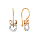 Серьги золотые 021142-1102 | Серьги золотые 021142-1102 купить по цене 15821 руб. в ювелирном магазине ⭐️ «Золотая Подкова»