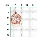 Подвеска золотая 03-3237-00-712-1111-76 №22 14 | Подвеска золотая 03-3237-00-712-1111-76 №22 14 купить по цене 58695 руб. в ювелирном магазине ⭐️ «Золотая Подкова»