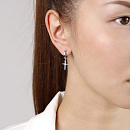 Серьги серебряные 0201514-00245 | Серьги серебряные 0201514-00245 купить по цене 2479 руб. в ювелирном магазине ⭐️ «Золотая Подкова»