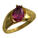 Кольцо золотое 005961-1310 | Кольцо золотое 005961-1310 купить по цене 39032 руб. в ювелирном магазине ⭐️ «Золотая Подкова»