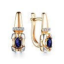 Серьги золотые 24723-102 | Серьги золотые 24723-102 купить по цене 104421 руб. в ювелирном магазине ⭐️ «Золотая Подкова»