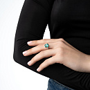 Кольцо золотое 920484Изумруд гт. | Кольцо золотое 920484Изумруд гт. купить по цене 188383 руб. в ювелирном магазине ⭐️ «Золотая Подкова»