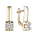 Серьги золотые 25747-100 | Серьги золотые 25747-100 купить по цене 141761 руб. в ювелирном магазине ⭐️ «Золотая Подкова»