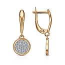 Серьги золотые С132-3632 | Серьги золотые С132-3632 купить по цене 62160 руб. в ювелирном магазине ⭐️ «Золотая Подкова»