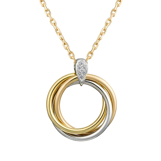 Колье золотое 6184-800 | Длинные колье купить по выгодной цене в ювелирном магазине ⭐️ «Золотая Подкова»