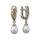 Серьги золотые 1027412-11250 | Серьги золотые 1027412-11250 купить по цене 97890 руб. в ювелирном магазине ⭐️ «Золотая Подкова»