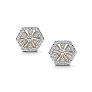 Серьги золотые 27038-100 | Серьги золотые 27038-100 купить по цене 83530 руб. в ювелирном магазине ⭐️ «Золотая Подкова»