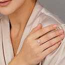 Кольцо золотое 14418-100 | Кольцо золотое 14418-100 купить по цене 137734 руб. в ювелирном магазине ⭐️ «Золотая Подкова»