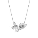 Колье серебряное CZ-N03219-X-W-X-X-W | Колье серебряное CZ-N03219-X-W-X-X-W купить по цене 7771 руб. в ювелирном магазине ⭐️ «Золотая Подкова»