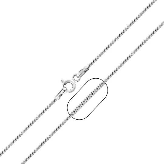 Цепь серебряная CVF6-100-Rd | Ювелирные изделия Серебряные купить по выгодной цене в ювелирном магазине ⭐️ «Золотая Подкова»