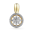 Подвеска золотая 35089-300 | Подвеска золотая 35089-300 купить по цене 62070 руб. в ювелирном магазине ⭐️ «Золотая Подкова»