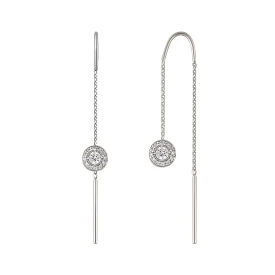 Серьги золотые 803-04457-21-00-20-00 | Продевки серьги купить по выгодной цене в ювелирном магазине ⭐️ «Золотая Подкова»