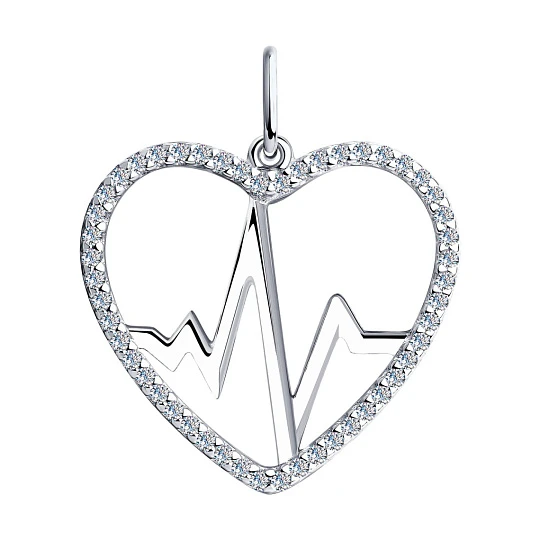 Подвеска серебряная 94032492 | Подвески и кулоны с фианитом купить по выгодной цене в ювелирном магазине ⭐️ «Золотая Подкова» Подвеска серебряная 94032492 | Подвески и кулоны с фианитом купить по выгодной цене в ювелирном магазине ⭐️ «Золотая Подкова»